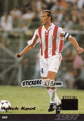 Sticker Adick Koot - U.N.F.P. Football Cards 1996-1997 - Panini