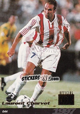 Sticker Laurent Charvet - U.N.F.P. Football Cards 1996-1997 - Panini