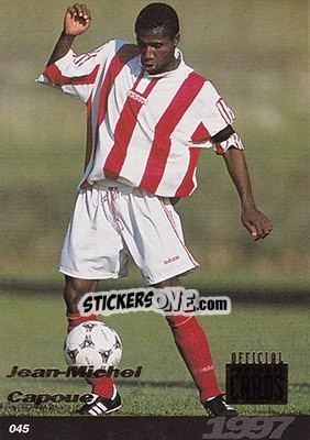 Figurina Jean-Michel Capoue - U.N.F.P. Football Cards 1996-1997 - Panini