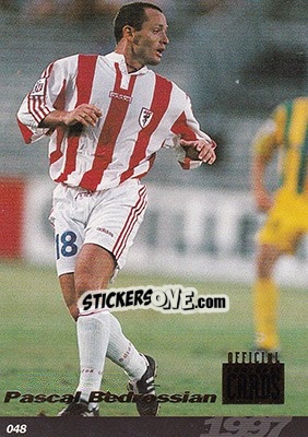 Cromo Pascal Bedrossian - U.N.F.P. Football Cards 1996-1997 - Panini
