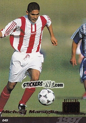 Sticker Michael Marsiglia - U.N.F.P. Football Cards 1996-1997 n. 49 - Panini