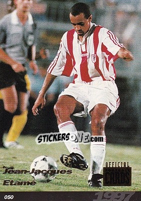 Cromo Jean-Jacques Etame - U.N.F.P. Football Cards 1996-1997 - Panini