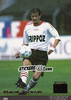 Sticker Marek Jozwiak - U.N.F.P. Football Cards 1996-1997 n. 51 - Panini
