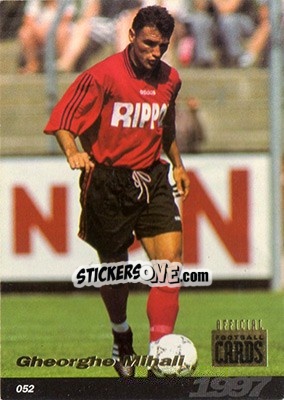 Figurina Gheorghe Mihali - U.N.F.P. Football Cards 1996-1997 - Panini