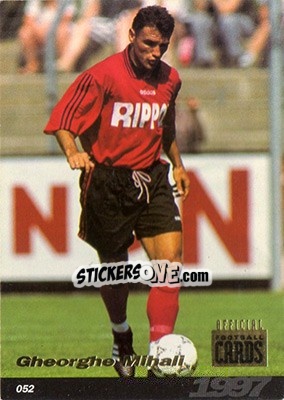 Sticker Gheorghe Mihali - U.N.F.P. Football Cards 1996-1997 n. 52 - Panini