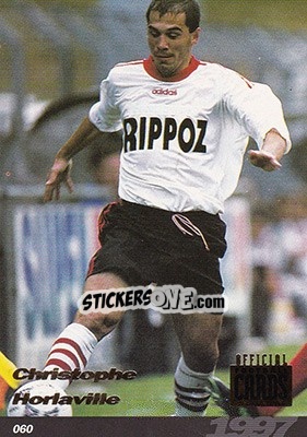 Figurina Christophe Horlaville - U.N.F.P. Football Cards 1996-1997 n. 60 - Panini
