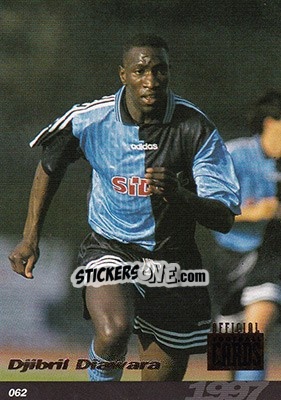 Sticker Djibril Diawara - U.N.F.P. Football Cards 1996-1997 n. 62 - Panini