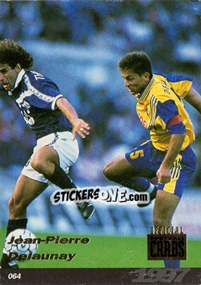 Sticker Jean-Pierre Delaunay - U.N.F.P. Football Cards 1996-1997 - Panini