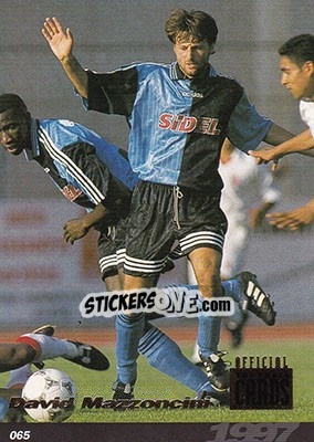 Figurina David Mazzoncini - U.N.F.P. Football Cards 1996-1997 n. 65 - Panini