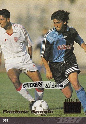 Sticker Frederic Brando - U.N.F.P. Football Cards 1996-1997 - Panini