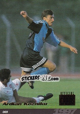 Sticker Ardian Kozniku - U.N.F.P. Football Cards 1996-1997 n. 69 - Panini