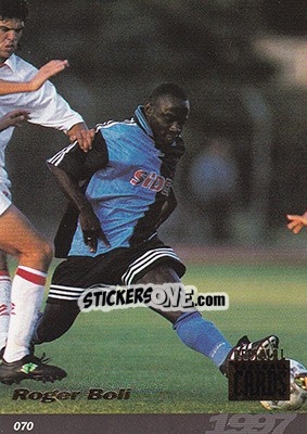Sticker Roger Boli - U.N.F.P. Football Cards 1996-1997 - Panini