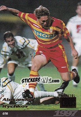 Sticker Alexander Rychkov - U.N.F.P. Football Cards 1996-1997 - Panini