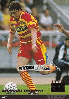 Sticker Michael Debeve - U.N.F.P. Football Cards 1996-1997 n. 77 - Panini