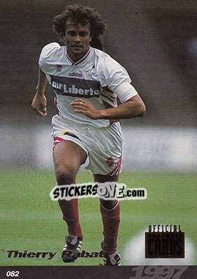 Sticker Thierry Rabat - U.N.F.P. Football Cards 1996-1997 - Panini