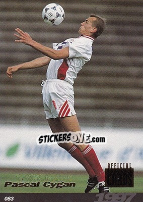 Sticker Pascal Cygan - U.N.F.P. Football Cards 1996-1997 n. 83 - Panini