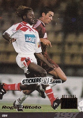 Cromo Roger Hitoto - U.N.F.P. Football Cards 1996-1997 n. 84 - Panini