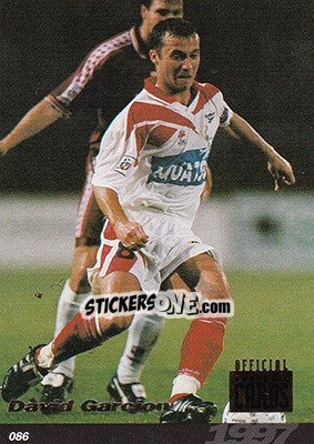 Figurina David Garcion - U.N.F.P. Football Cards 1996-1997 n. 86 - Panini