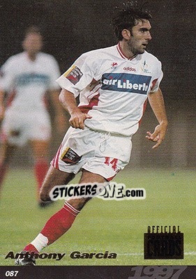 Sticker Anthony Garcia - U.N.F.P. Football Cards 1996-1997 - Panini