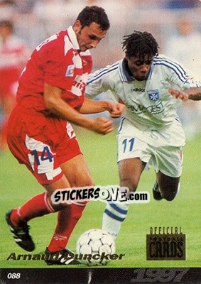 Figurina Arnaud Duncker - U.N.F.P. Football Cards 1996-1997 n. 88 - Panini