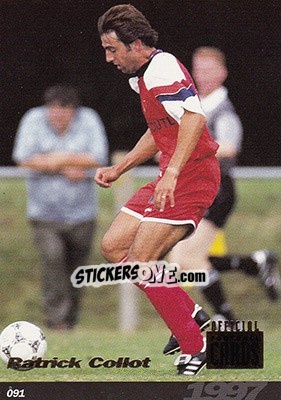 Figurina Patrick Collot - U.N.F.P. Football Cards 1996-1997 n. 91 - Panini