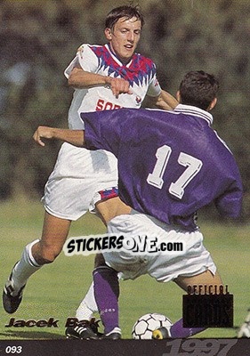Sticker Jacek Bak - U.N.F.P. Football Cards 1996-1997 - Panini