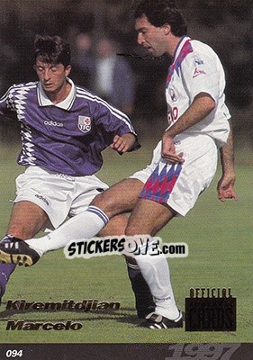 Sticker Kiremitdjian Marcelo - U.N.F.P. Football Cards 1996-1997 n. 94 - Panini
