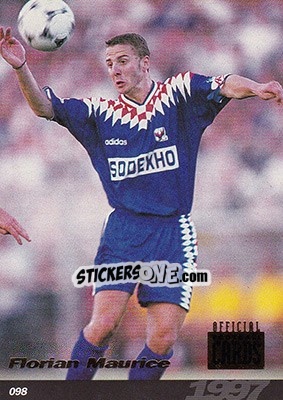 Cromo Florian Maurice - U.N.F.P. Football Cards 1996-1997 - Panini