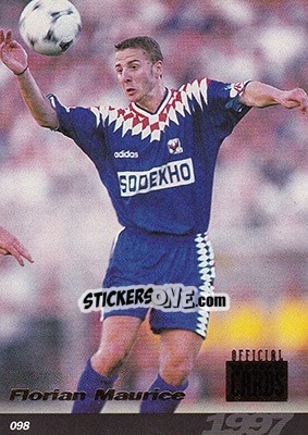 Sticker Florian Maurice - U.N.F.P. Football Cards 1996-1997 n. 98 - Panini