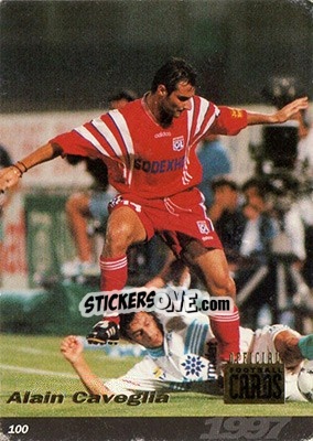 Sticker Alain Caveglia - U.N.F.P. Football Cards 1996-1997 - Panini