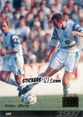 Sticker Eric Roy - U.N.F.P. Football Cards 1996-1997 n. 104 - Panini