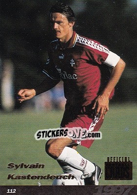 Sticker Sylvain Kastendeuch - U.N.F.P. Football Cards 1996-1997 - Panini