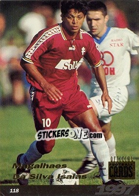 Sticker Magalhaes Da Silva Isaias - U.N.F.P. Football Cards 1996-1997 - Panini
