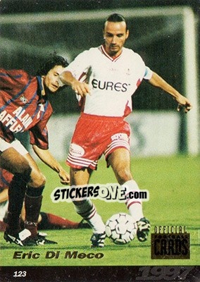 Cromo Eric Di Meco - U.N.F.P. Football Cards 1996-1997 n. 123 - Panini