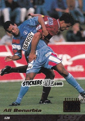 Sticker Ali Benarbia - U.N.F.P. Football Cards 1996-1997 - Panini