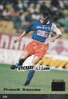Sticker Franck Sauzee - U.N.F.P. Football Cards 1996-1997 n. 131 - Panini