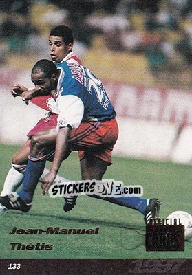 Figurina Jean-Manuel Thetis - U.N.F.P. Football Cards 1996-1997 - Panini
