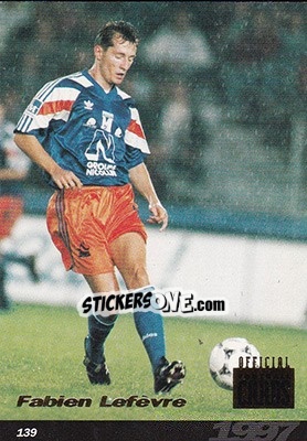 Sticker Fabien Lefevre - U.N.F.P. Football Cards 1996-1997 - Panini