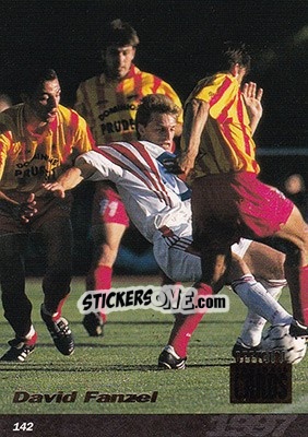 Sticker David Fanzel - U.N.F.P. Football Cards 1996-1997 n. 142 - Panini