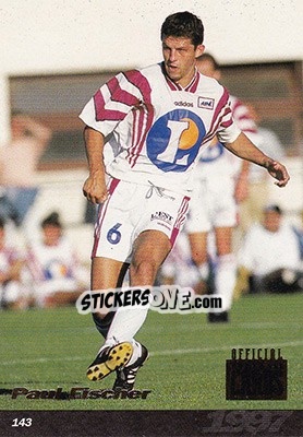 Sticker Paul Fischer - U.N.F.P. Football Cards 1996-1997 - Panini