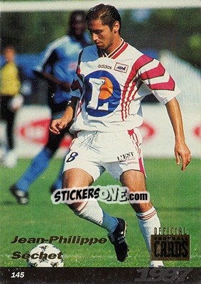 Sticker Jean-Philippe Sechet - U.N.F.P. Football Cards 1996-1997 n. 145 - Panini