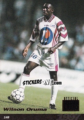 Figurina Wilson Oruma - U.N.F.P. Football Cards 1996-1997 - Panini