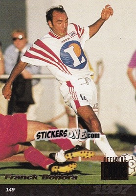 Figurina Franck Bonora - U.N.F.P. Football Cards 1996-1997 - Panini