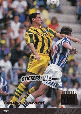 Figurina Bruno Carotti - U.N.F.P. Football Cards 1996-1997 n. 153 - Panini