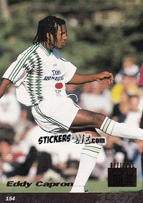 Sticker Eddy Capron - U.N.F.P. Football Cards 1996-1997 n. 154 - Panini