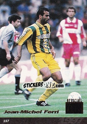Figurina Jean-Michel Ferri - U.N.F.P. Football Cards 1996-1997 - Panini