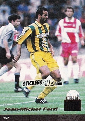 Figurina Jean-Michel Ferri - U.N.F.P. Football Cards 1996-1997 n. 157 - Panini