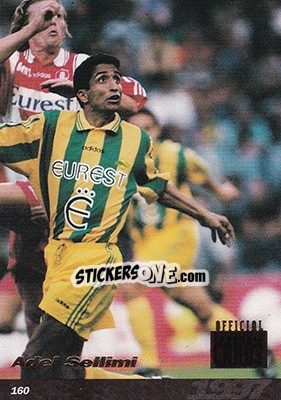 Sticker Adel Sellimi - U.N.F.P. Football Cards 1996-1997 - Panini