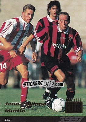 Sticker Jean-Philippe Mattio - U.N.F.P. Football Cards 1996-1997 n. 162 - Panini