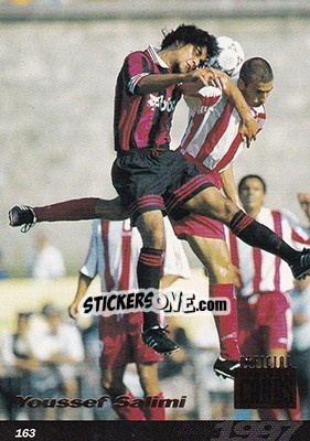 Sticker Youssef Salimi - U.N.F.P. Football Cards 1996-1997 - Panini